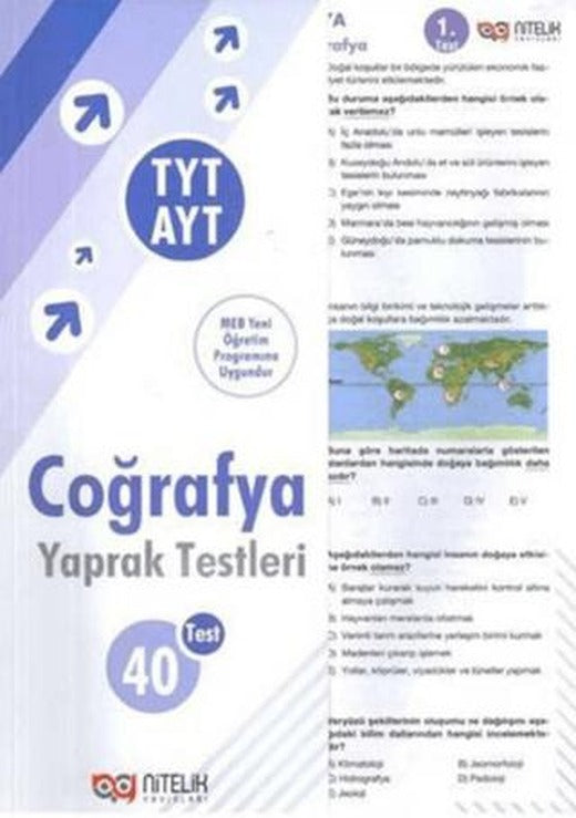TYT AYT Coğrafya Yaprak Testleri
