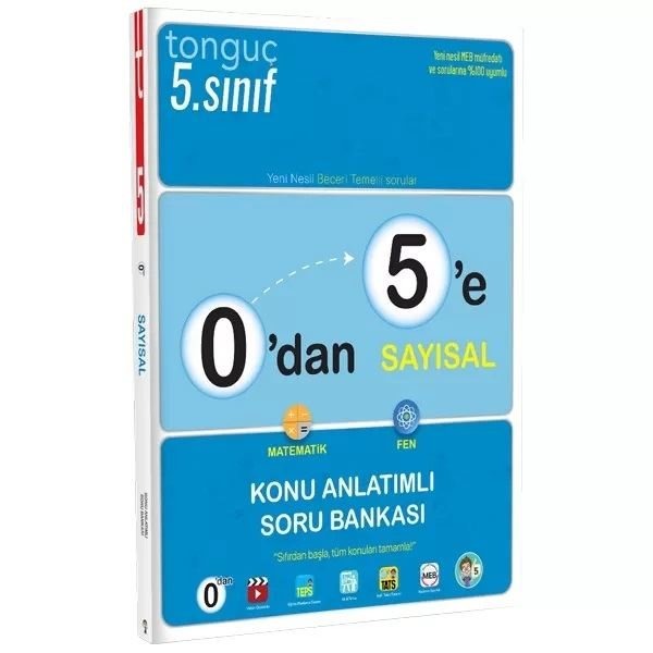 0'dan 5'e Sayısal Konu Anlatımlı Soru Bankası