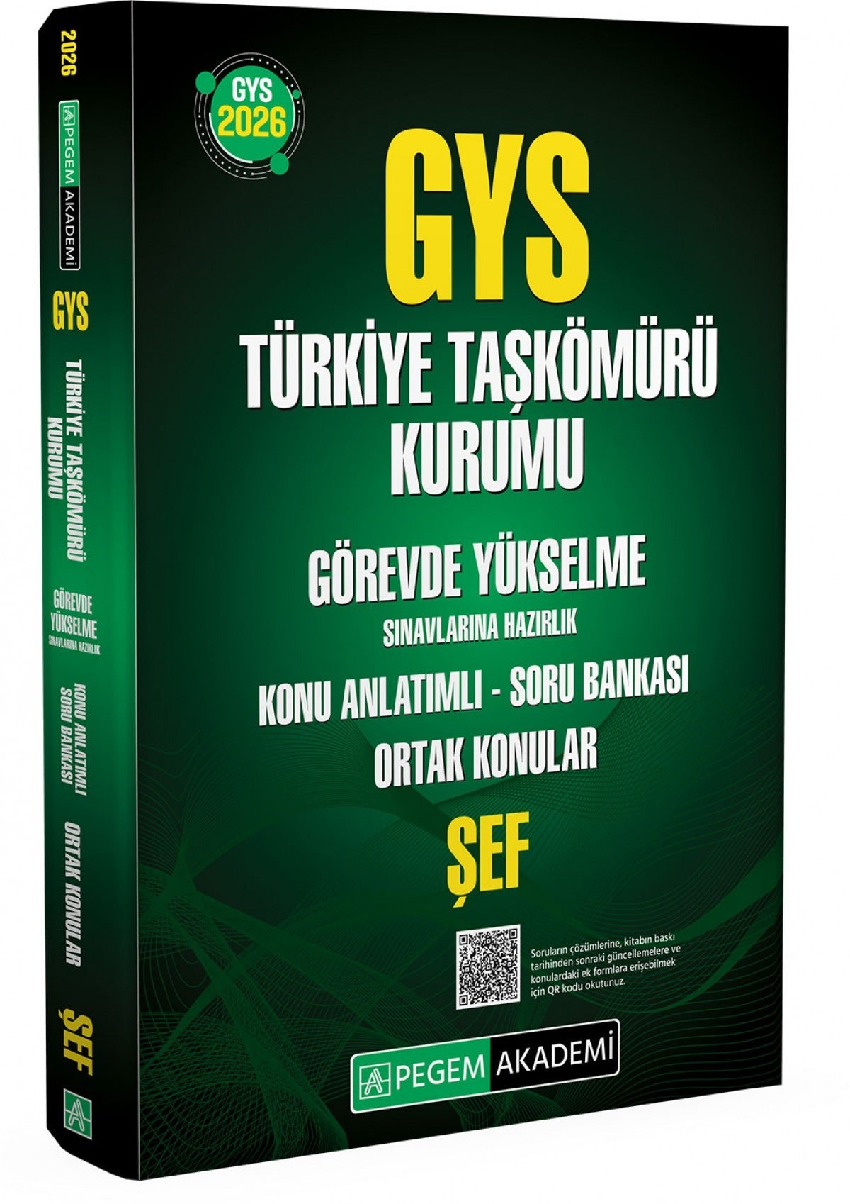 2026 GYS Türkiye Taşkömürü Kurumu Görevde Yükselme Sınavlarına Hazırlık Konu Anlatımlı Soru Bankası | Pegem Akademi Yayıncılık (İnce Kapak)