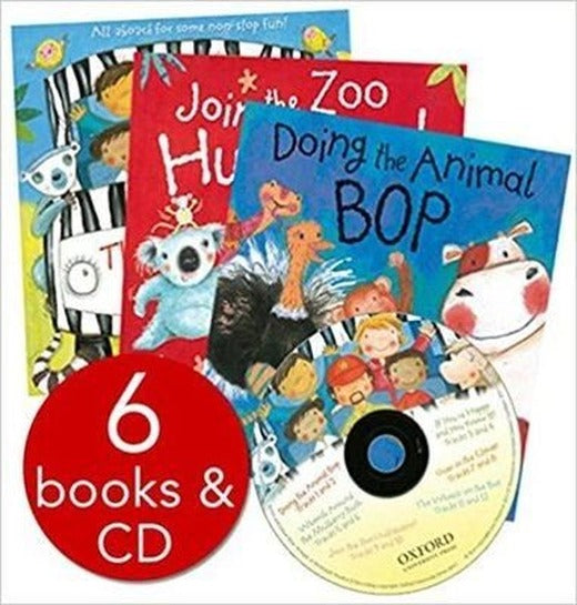 Animal Bop 6 Book and 1 CD Collection | OUP