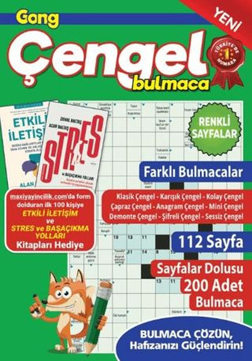 Gong Çengel Bulmaca 24 | Maxi Yayıncılık (Ciltsiz)