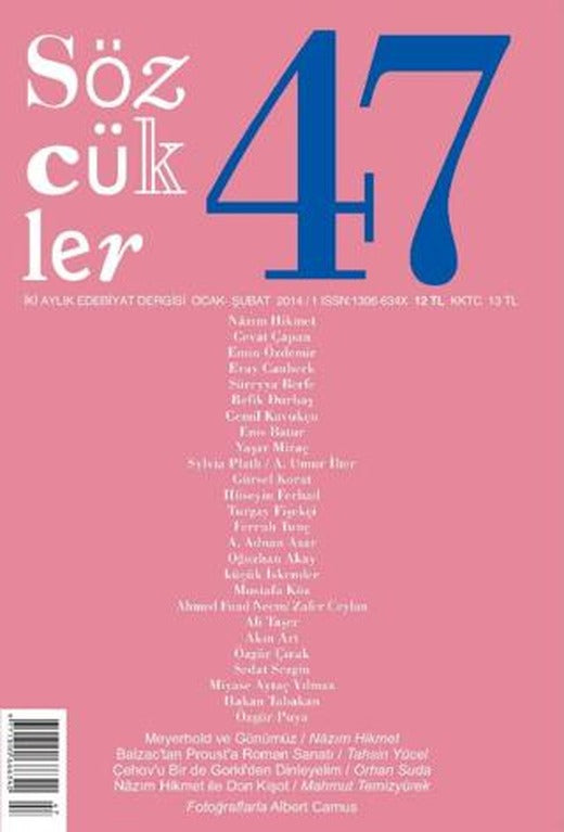 Sözcükler Dergisi Sayı: 47 Ocak - Şubat 2014 | Sözcükler Yayınları (Ciltsiz)