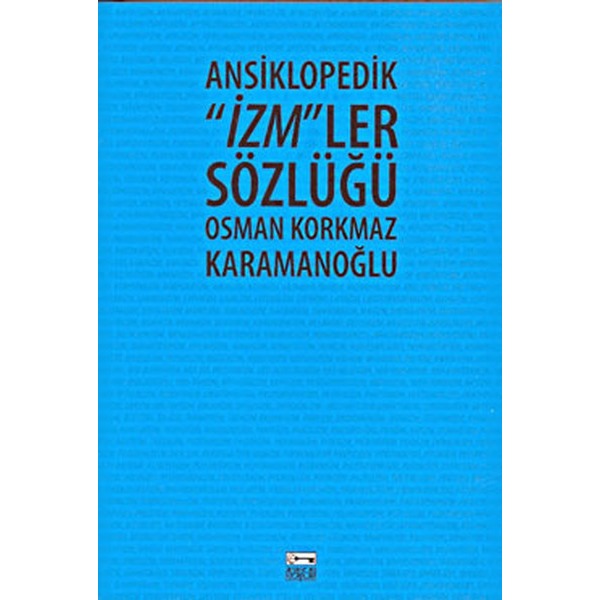 Ansiklopedik ''İzm''ler Sözlüğü | Anahtar Kitaplar