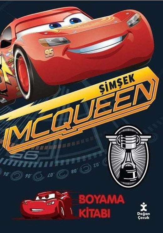 Disney Arabalar Şimşek Mcqueen Boyama Kitabı | Doğan Çocuk (İnce Kapak)