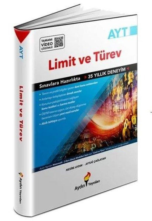 AYT Limit ve Türev | Aydın Yayınları-Eğitim (İnce Kapak)