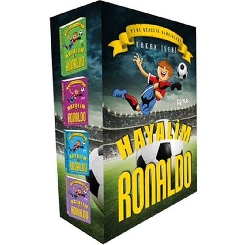 Hayalim Ronaldo Seti - 4 Kitap kutulu | Pinus Kitap