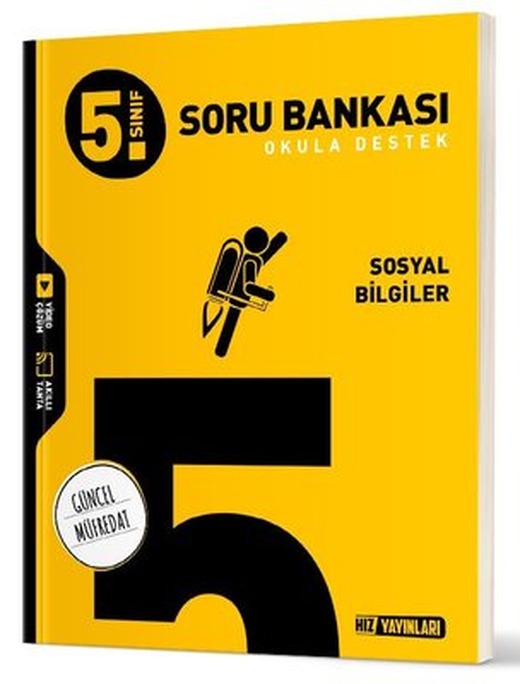 5. Sınıf Sosyal Bilgiler Soru Bankası | Hız Yayınları (İnce Kapak)