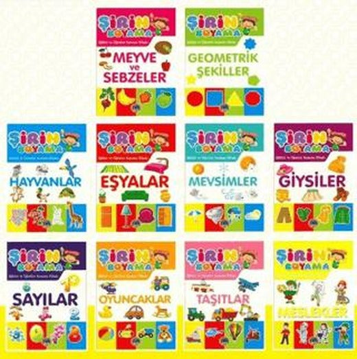 Şirin Boyama (10 Kitap Takım)