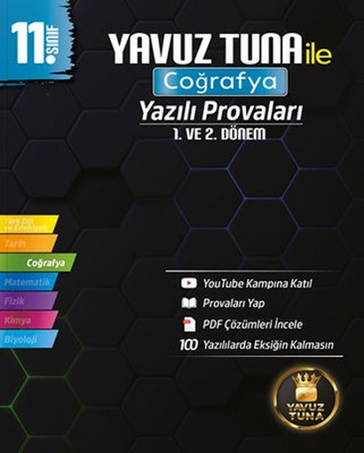 11. Sınıf Coğrafya Yazılı Provaları | Yavuz Tuna (İnce Kapak)