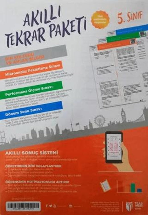 5. Sınıf Din Kültürü ve Ahlak Bilgisi Akıllı Tekrar | Teas Press (Ciltsiz)