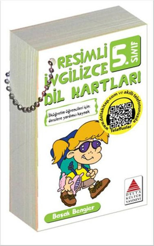 Resimli İngilizce Dil Kartları 5. Sınıf | Delta Kültür-Eğitim (İnce Kapak)