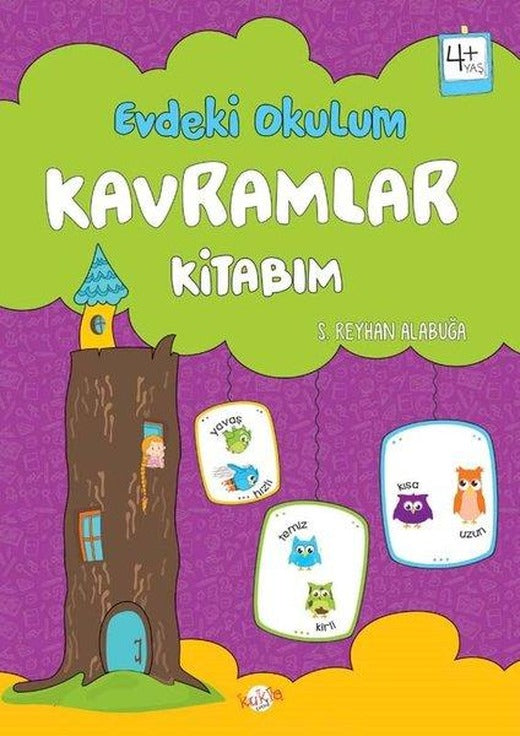 Kavramlar Kitabım - Evdeki Okulum 4+Yaş | Kukla (İnce Kapak)