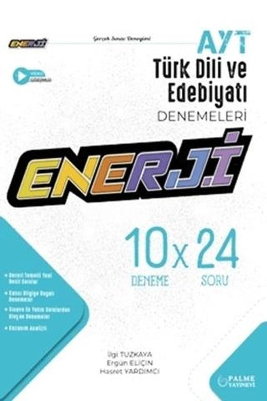 AYT Türk Dili ve Edebiyatı Enerji 10x24 Denemeleri | Palme Yayınları (Ciltsiz)