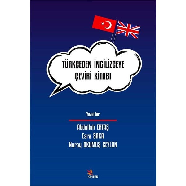Türkçeden İngilizceye Çeviri Kitabı | Kriter (İnce Kapak)