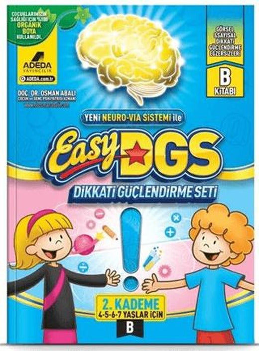 Easy DGS Dikkati Güçlendirme Seti (4 - 5 - 6 - 7 Yaşlar İçin) 2. Kademe B