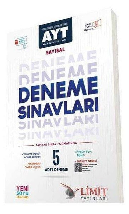 AYT Sayısal 5'li Deneme | Limit Yayınları (İnce Kapak)