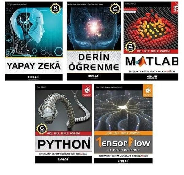 Yapay Zeka Mühendisliği Seti 2 - 5 Kitap Takım | Kodlab (İnce Kapak)