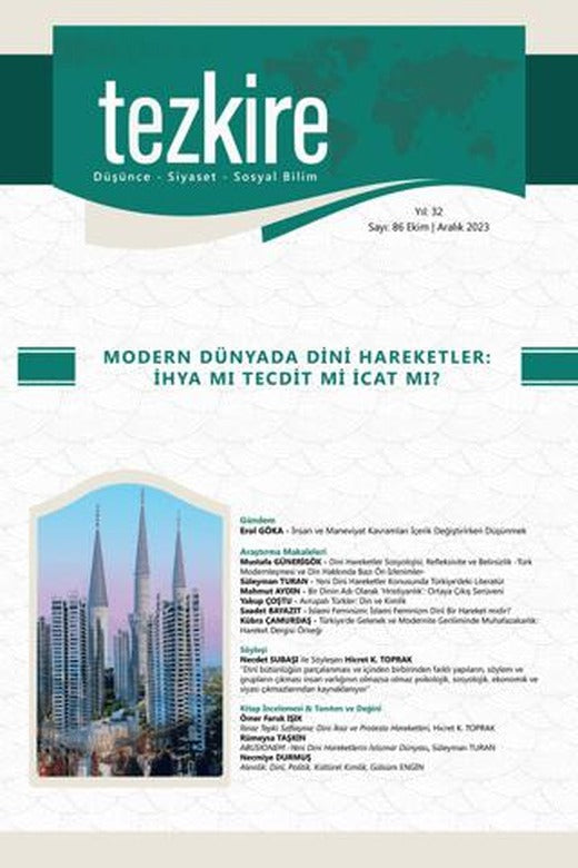 Tezkire 86. Sayı | Tezkire Dergisi (Ciltsiz)