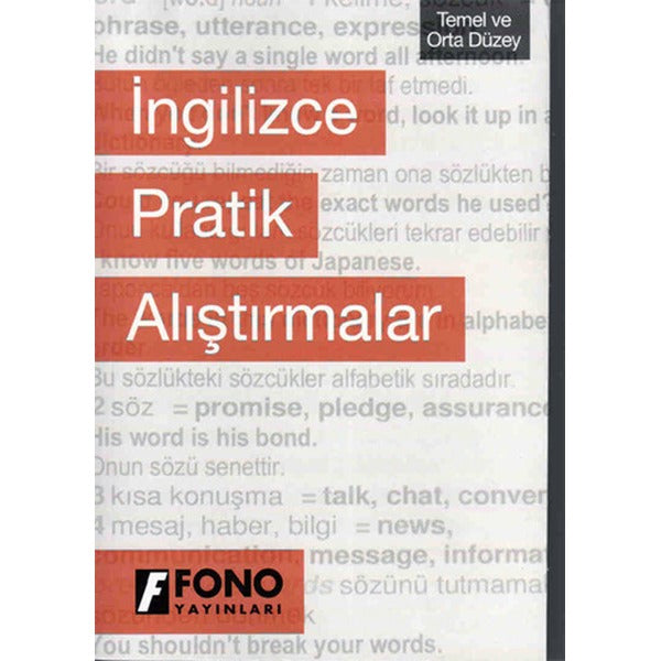 İngilizce Alıştırmalar | Fono Yayınları (İnce Kapak)