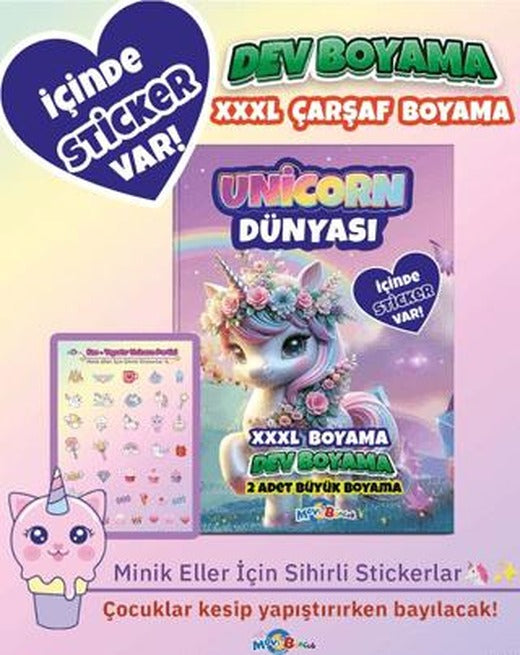 Unicorn Dünyası (Boyama Kitabı)