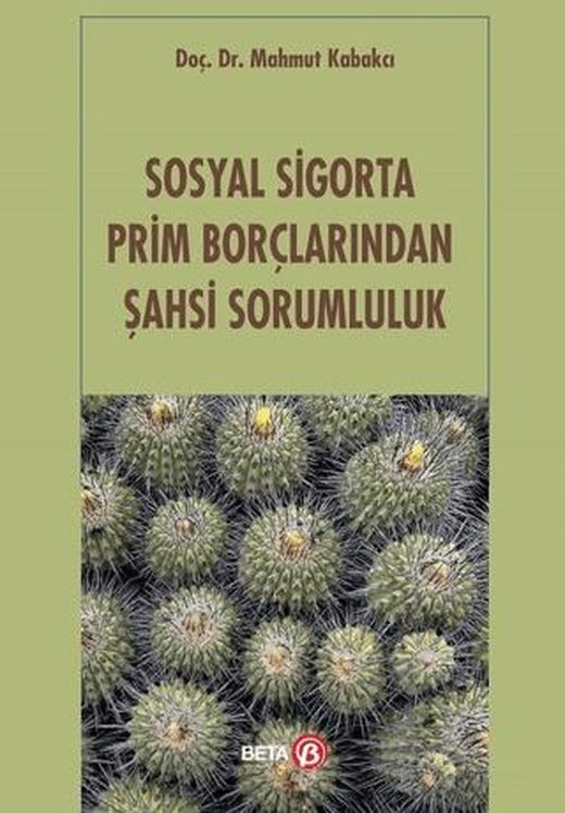 Sosyal Sigorta Prim Borçlarından Şahsi Sorumluluk | Beta Yayınevi (Ciltsiz)