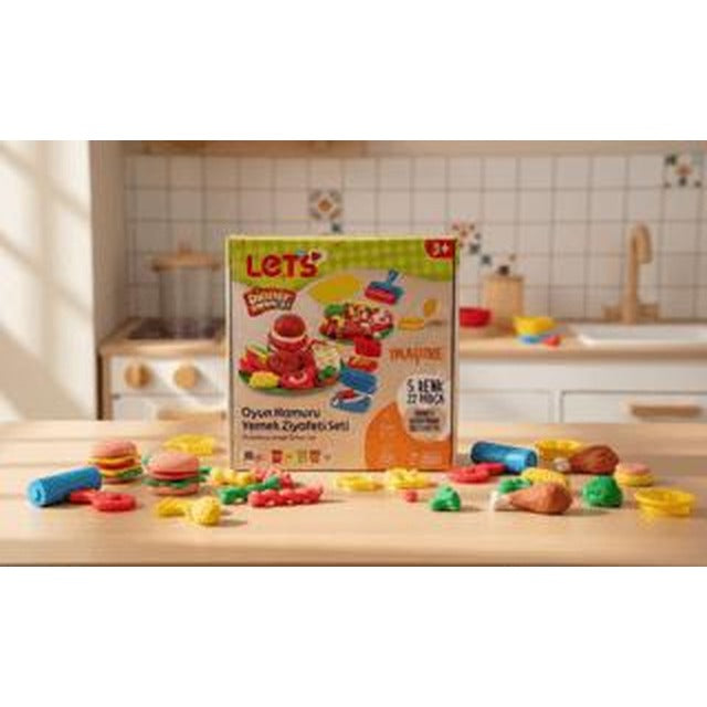 Let's Oyun Hamuru Yemek Ziyafeti Seti | Lets