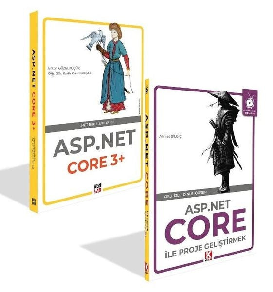 ASP.Net Core Eğitim Seti - 2 Kitap Takım | Kodlab (İnce Kapak)