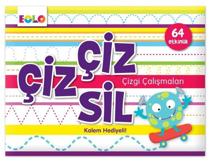 Çiz Çiz Sil-Çizgi Çalışmaları - 64 Etkinlik | Eolo