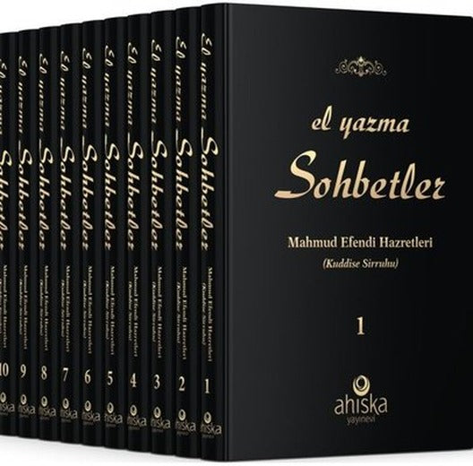El Yazma Sohbetler Seti - Mahmud Efendi Hazretleri (Kuddise Sirruhü) - 10 Kitap Takım | Ahıska Yayınevi