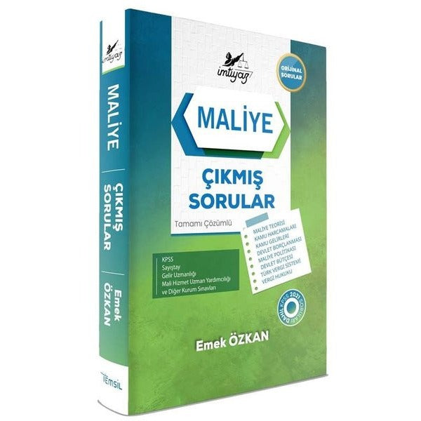 İmtiyaz Maliye Çıkmış Sorular | Temsil Kitap (Ciltsiz)