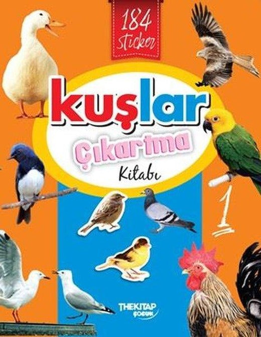 Kuşlar Çıkartma Kitabı 1 - 184 Sticker | The Çocuk (İnce Kapak)