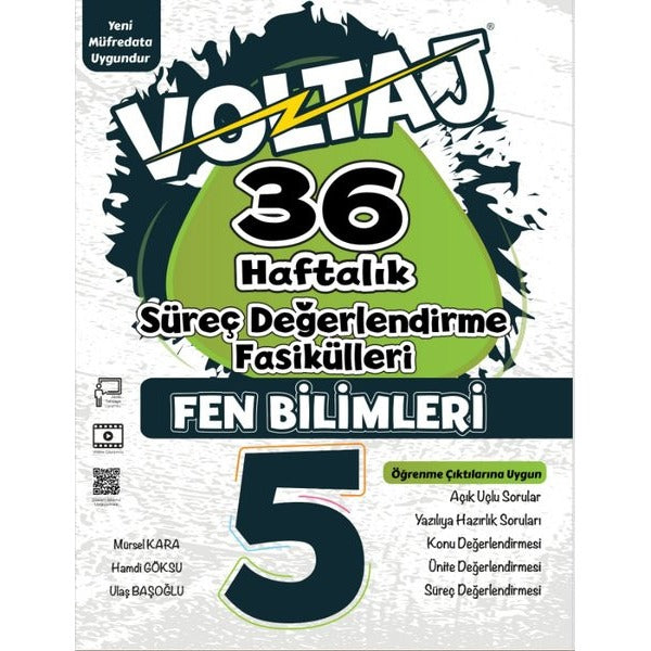 5. Sınıf Fen Bilimleri 36 Hafta Süreç Değerlendirme Fasikülleri | Berkay Yayıncılık (İnce Kapak)