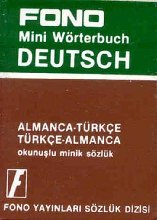 Mini Sözlük Almanca-Türkçe/Türkçe-Almanca | Fono Yayınları (İnce Kapak)