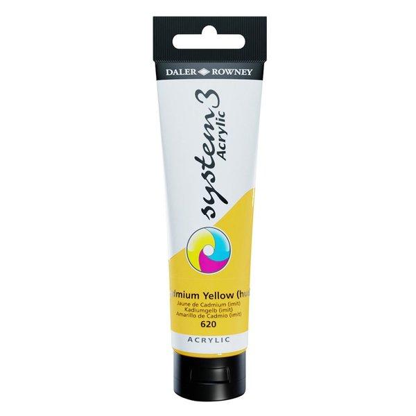 Daler Rowney System 3 Original Akrilik Boya 150 ml Cadmium Yellow Hue