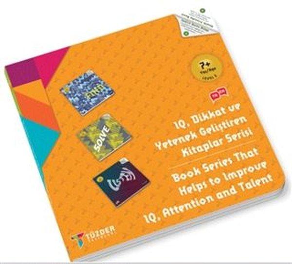 7+ Yaş Seti - Level 2 - IQ Dikkat ve Yetenek Geliştiren Kitaplar Serisi | Tüzder Yayınları (İnce Kapak)  - Resim 1