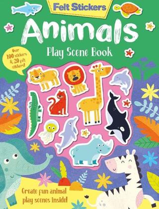 Felt Stickers - Animals Play Scene Book | IMAGINE THAT (Ciltli)  - Resim 1