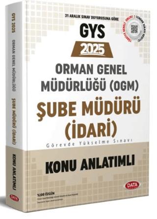 Orman Genel Müdürlüğü GYS Şube Müdürü (İdari) Konu Anlatımlı