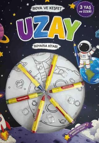Uzay Boyama Kitabı | 0-6 Yaş Yayınları (Ciltsiz)  - Resim 1