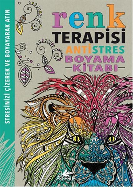 Renk Terapisi Antistres Boyama Kitabı | Pegasus (İnce Kapak)  - Resim 1