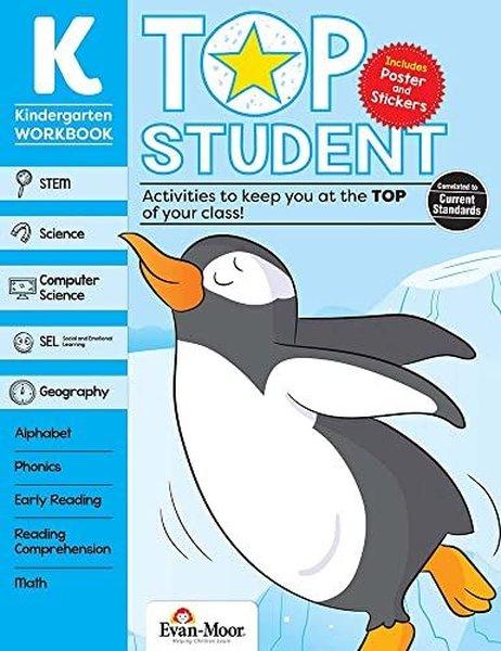 Top Student, Grade K | Evan-Moor Educational Publishers (İnce Kapak)  - Resim 1