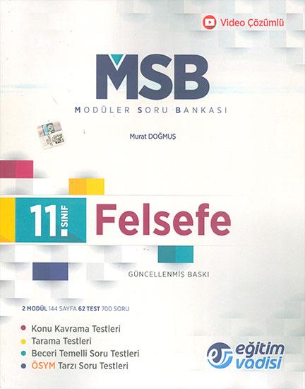 11.Sınıf Felsefe Modüler Soru Bankası Eğitim Vadisi Yayınları - Resim 1