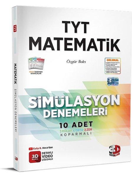 TYT Simülasyon Matematik Denemeleri | 3D Yayınları (İnce Kapak)  - Resim 1