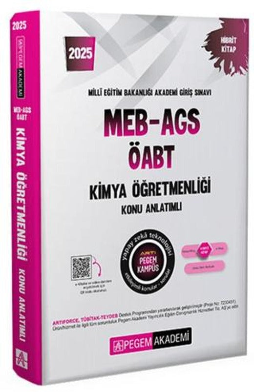 2025 MEB-AGS-ÖABT Kimya Öğretmenliği Konu Anlatımlı | Pegem Akademi Yayıncılık (Ciltsiz)
