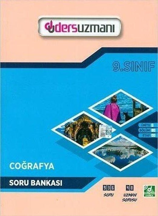 9.Sınıf Coğrafya Soru Bankası | Ders Uzmanı Yayınları (İnce Kapak)