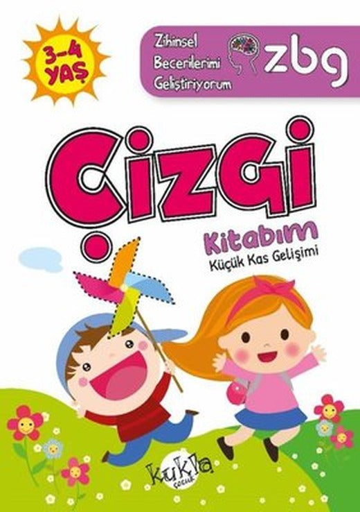 3 - 4 Yaş Çizgi Kitabım - Küçük Kas Gelişimi - ZBG Zihinsel Becerilerimi Geliştiriyorum | Kukla