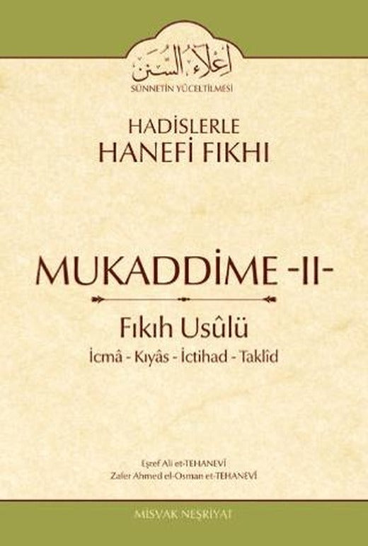 Mukkaddime II | Misvak Neşriyat Yayınevi (Ciltli)