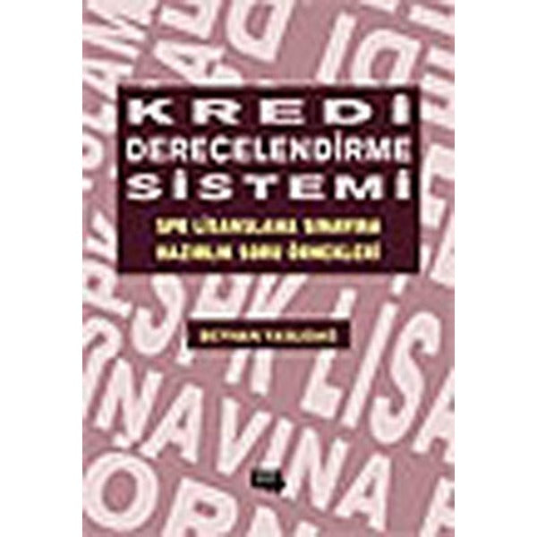 Kredi Derecelendirme Sistemi | Literatür Yayıncılık (Ciltsiz)