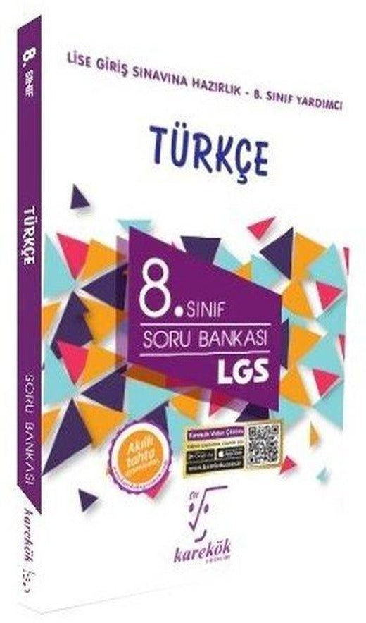 8.Sınıf LGS Türkçe Soru Bankası | Karekök Eğitim Yayın (İnce Kapak)