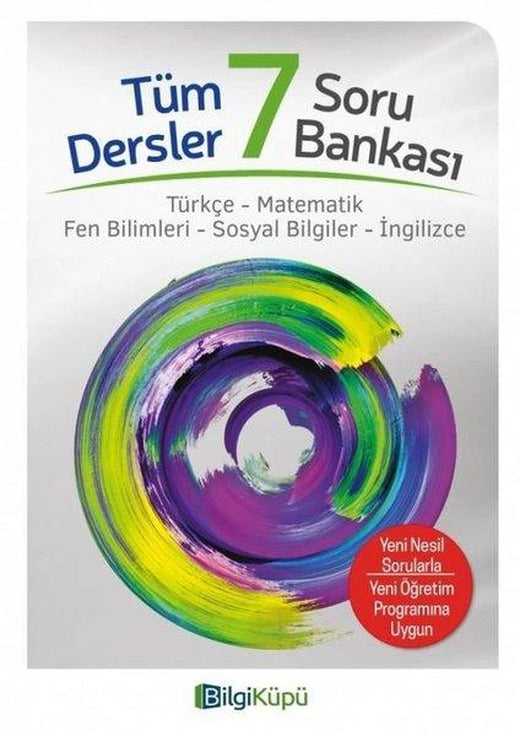 7.Sınıf Tüm Dersler Soru Bankası | Bilgi Küpü (İnce Kapak)