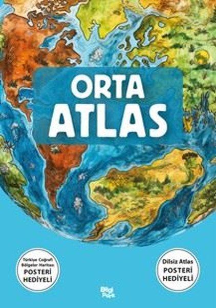 Orta Atlas - Türkiye Coğrafi Bölgeler Haritası Posteri Hediyeli - Dilsiz Atlas Hediyeli | Bilgi Park Yayınları (İnce Kapak)  - Resim 1